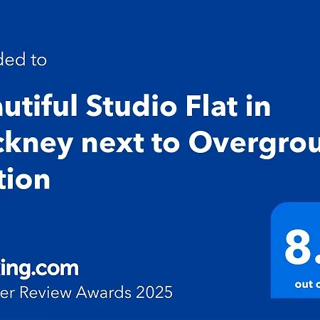 Beautiful Studio Flat In Hackney Next To Overground Station London Exterior photo